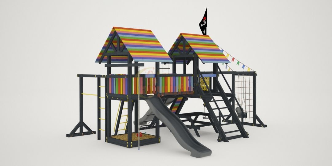 Детская площадка Савушка 1 BLACK EDITION